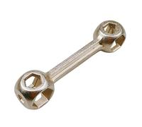 Giwnhvx 1 PCS Bone Shape Hexagon Wrench As Shown Metal 6-15mm 10 Holes Cycling Spanner Portable Bicycle Bike Repair Tool Accessories