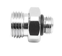 Giwnhvx 1 Piece 3/8-24 to 7/16-18 Threaded Male Quick Adapter Diving Computer Watch High and Low Pressure Adapter