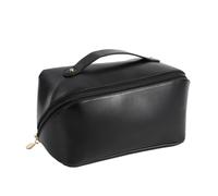 Giwnhvx 1 Piece Large-Capacity Travel Cosmetic Bag Makeup Storage Toiletry Bag PU Leather Cosmetic Box for Skin Cosmetics,D