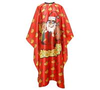 Giwnhvx 1 Piece New Adjustable Haircut Cape Christmas Style As Shown Hairdressing Barber Cloth Gown Styling Tools