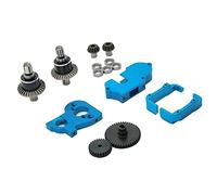 Giwnhvx 1 Set of Motor Gear Metal for 1/14 144001 144002 1/12 124016 124017 124018 124019 RC Car Upgrade Spare,Blue