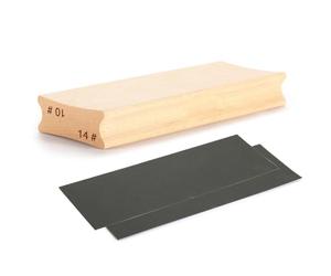 Giwnhvx 10 &14 Dual-Purpose Guitar Fretboard Radius Sanding Block, Fret Fretboard Leveling Sanding Block + Sanding Paper