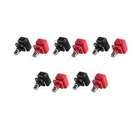 Giwnhvx 10 Pcs 200A All-Copper Lithium Battery Post High-Current Copper Terminal Battery Connector Energy Storage Terminal(B)