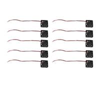 Giwnhvx 10 Pcs 40mm x 10mm 0.12A 2Pin 5V DC Brushless Sleeve Bearing Cooling Fan