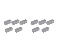 Giwnhvx 10 Pcs Guitar Effects Pedal Aluminum Stomp Box Enclosure for DIY Guitar Pedal Kit 1590A
