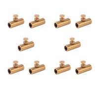 Giwnhvx 10 Piece Gold Copper Cello Wolf Tone Eliminator Wolfe Tone Mute Suppressor for Cello Gold