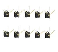 Giwnhvx 10 Set Quartz Clock Movement Hands Kits Wall Clock Movement Repair Clock Mechanism Parts Fit DIY