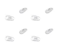 Giwnhvx 100 Pairs Silicone Eyeglass Nose Pads Oval Push On