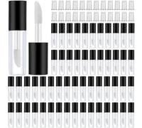Giwnhvx 100PCS 1.2ML Empty Clear Mini Lip Gloss Tube Mini Refillable Lip Balm Bottles for DIY Makeup Containers