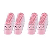 Giwnhvx 100Pcs Bags Eyelash Packaging Plastic Makeup Bag Portable Toiletry Pouch for Women with Black Drawstring