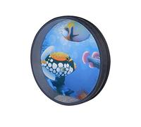 Giwnhvx 10Inch Drum Educational Toys Hand Drum Drum Percussion Wood,Percussion Instrument