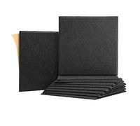 Giwnhvx 10Pack Sound Proof Panels for Walls,Self-Adhesive Acoustic Panels 12x12x0.4In for Recording Studio,Office,Home,B