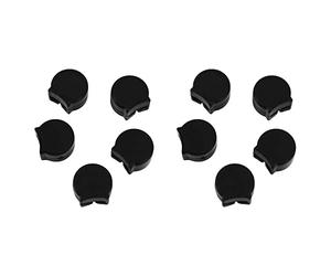 Giwnhvx 10PCS Clarinet Hardware Clarinet Thumb Rest Cushion Protector Soft Rubber Clarinet Thumb Protector, Black