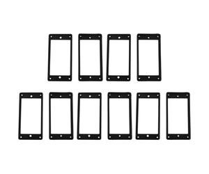 Giwnhvx 10Pcs Flat Humbucker Pickup Mounting Ring Frame ABS for Electric Guitar