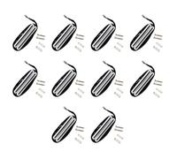 Giwnhvx 10X Hot Rail Pickups Double Track 11K Alnico5 Guitar Pickup Fit Strat Tele Electric Guitar, White