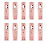 Giwnhvx 10X Portable Nano Mister Mini Steamer Atomization Eyelash Extensions with Mirror Pink