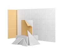 Giwnhvx 12 Pack Soundproof Wall Panels Acoustic Foam Panels 12x12x0.4Inch Self-Adhesive Sound Proof Panels Acoustic Panels for Home, Office