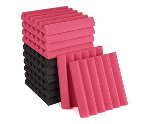 Giwnhvx 12 Pcs Acoustic Foam Panel,Sound Insulation Pad,Sound Insulation Foam Panel,Studio Foam,Sound Insulation Foam,30X30X5cm