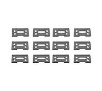 Giwnhvx 12 Pcs Ceramic Blade Ceramic Replacement Cutter,28 Teeth Ceramic Clipper Blade Replacement Cutter 2-Hole Clipper,Black