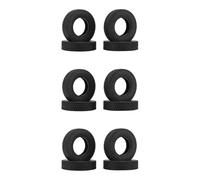 Giwnhvx 12Pcs 1.55 Tires Tyre for 1/14 RC Trailer Tractor Truck Upgrade Parts