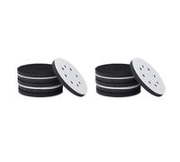 Giwnhvx 12PCS 5 Inch(125mm) 8-Hole Soft Sponge Interface Pad for Sanding Pads and Hook&Loop Sanding Discs for Polishing