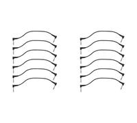 Giwnhvx 12PCS 6 Inch Guitar Patch Cables, Black Guitar Pedal Cable Effect Cable Cord