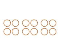 Giwnhvx 12Pcs Wooden Round Bamboo Bag Handle Replacements Handmade Bag Purse Making Handles for Handbag Crafting