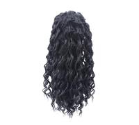 Giwnhvx 14 Inches Front Lace Curly Fringe Wig Curly Hair Wigs Brazilian - Curly Human-Hair Wigs for Women