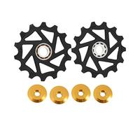 Giwnhvx 14T Bike Rear Derailleur Pulley Wheel Cycling Guide Roller Tensioner for XX1 X01 XTR Bicycle Parts-Gold