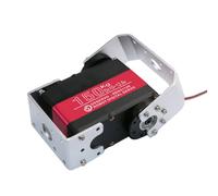 Giwnhvx 150KG 12V RDS51150 Double-Shaft Digital Metal Robotic Servo with U Mounting Bracket Waterproof 180 Degree