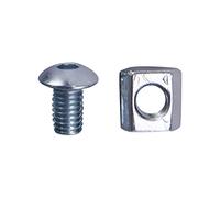 Giwnhvx 150Pcs Corner Bracket 2020 Series Aluminum Profile Connector Set for 6mm Slot Aluminum Profile Accessories