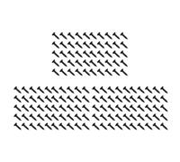 Giwnhvx 150Pcs Pickguard Screws 3MM for Strat Style Guitar(Black)