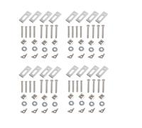 Giwnhvx 16 Pack T-Track Clamp,Mini T Track Hold Down Clamps Kit Compatible with 3018-PRO,3018-PROVer,1810-PRO CNC Router Machine