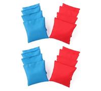 Giwnhvx 16 Pcs Mini Bean Bags Set Cornhole Bean Bags Cornhole Bean Bags for Tossing Toss Game Bags Party Game Supplies for Kids & Adults with Filling