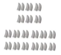 Giwnhvx 18-Pin Carbon Fiber Finger Sleeves for Mobile Games Contact Screen Finger Sleeves White(36 Pcs)