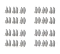 Giwnhvx 18-Pin Carbon Fiber Finger Sleeves for Mobile Games Contact Screen Finger Sleeves White(48 Pcs)