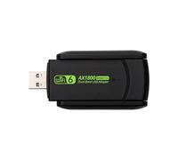 Giwnhvx 1800Mbps WiFi 6 USB Adapter 802.11AX 2.4G/5GHz USB3.0 Wireless Wi-Fi Ethernet Dongle Network Receiver Card Free Driver