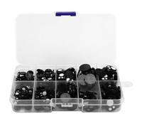 Giwnhvx 180PCS Toy Eyes 8MM 10MM 12MM 14MM 16MM 3D Comical Round Glitter Toy Eyes for DIY Doll Eyes Doll Accessories