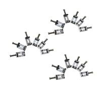 Giwnhvx 18X Replacement Chrome Tremolo Bridge Saddles for Electric Guitar