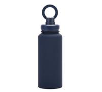 Giwnhvx 1L ThermosCup Cellphone Magnetic Stand Double Stainless Steel Portable Handle Protect Insulation and Cold Water Bottle,A