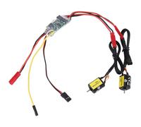 Giwnhvx 1PC Dual Way Bidirectional Brushed Esc 2S-3S Lipo 5A Esc Speed Control with 2PC 030 88T Brushed Motor for Rc Model Accessories