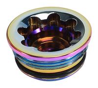 Giwnhvx 1Pcs Oil Disc Oil Brake Caliper Abalone Piston Cover for HOPE TECH3 V4 CNC Aluminum Alloy Screw Bicycle Parts,Multicolor