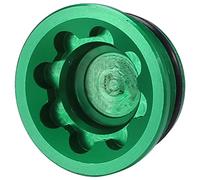 Giwnhvx 1Pcs Oil Disc Oil Brake Caliper Abalone Piston Cover for HOPE TECH3 V4 CNC Aluminum Alloy Screw Bicycle Parts,Green