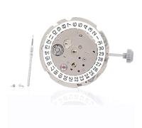 Giwnhvx 1Set Watch Movement with Handle 8200 Watch Movement High-Precision Automatic Mechanical Silver