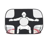 Giwnhvx 2-In-1 Portable Foldable Mobile Children'S Football Goal Football Tennis Rack Multifunctional Training Ball Rack