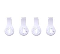 Giwnhvx 2 Pair Earphone Inner Shell Replacement for Studio 3.0 Wireless Headphones Repair Parts White
