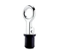 Giwnhvx 2 Pcs 1-1/4-Inch Marine Stainless Steel Handle Drain Plug Snap Tight Flip Style Hull Seawall Boat Accessories