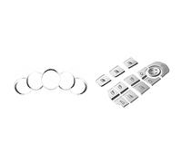 Giwnhvx 2 Set Car Accessories: 1 Set Car Dashboard Meter Ring Covers Trim & 1 Set Car Window Lifter Buttons Sequins Decoration