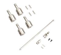 Giwnhvx 2 Set for HBX 16889 16889A 16890 16890A 1601 1602 SG1601 RC Car Parts, Differential Cup & Main Axie Drive Shaft