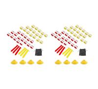 Giwnhvx 2 set Rugby Waist Flag Pvc Streamer Youth Rugby Belt Game Pull the Flag Tear the Flag to Win the Pointed Flag Belt